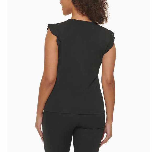 Andrew Marc Ladies' Ruffle Sleeve Blouse - Picture 4 of 6